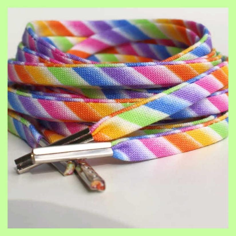 Pastel rainbow clearance shoelaces