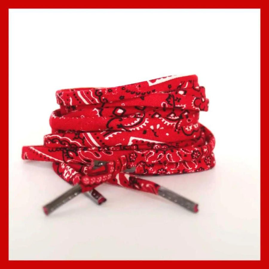 Shoelaces | Red Bandana