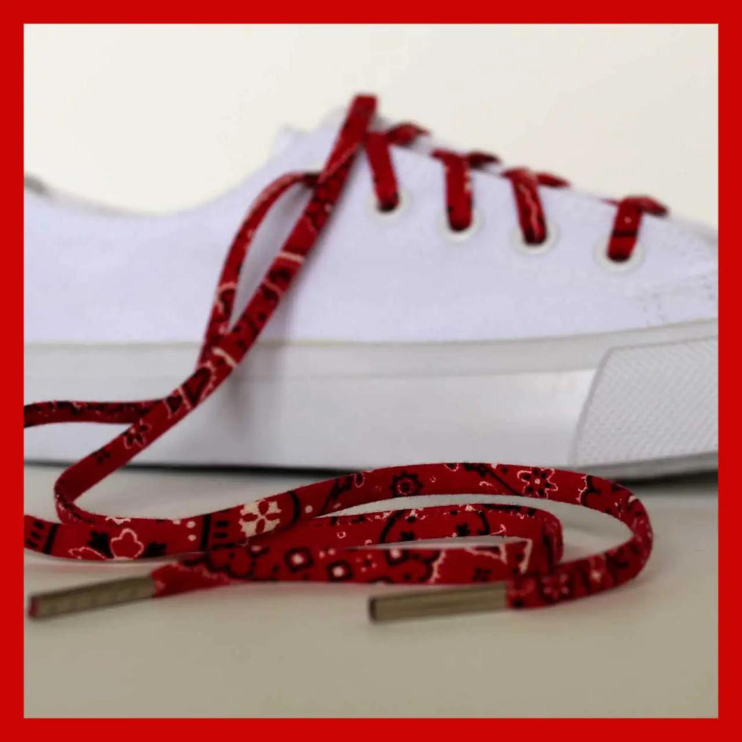 Shoelaces | Red Bandana