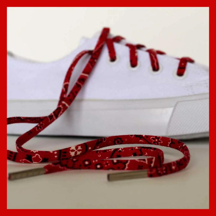 Shoelaces | Red Bandana