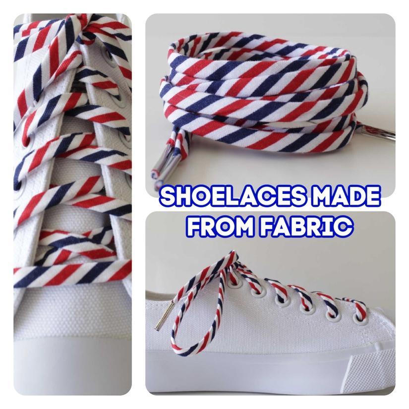 Shoelaces | Red White & Blue
