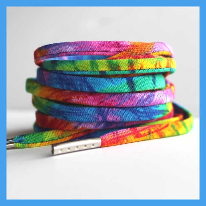 Shoelaces Tie Dye Rainbow