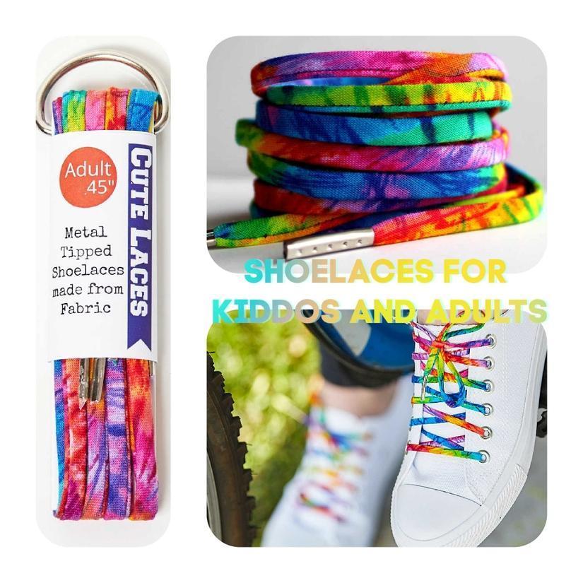 Shoelaces Tie Dye Rainbow
