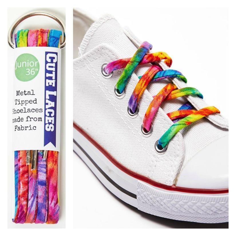 Shoelaces Tie Dye Rainbow