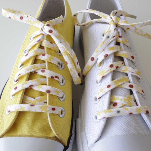 Shoelaces Yellow Flowers