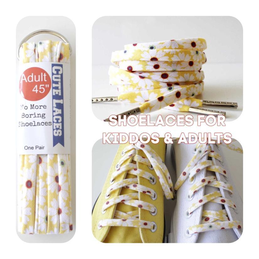 Shoelaces | Yellow Flowers