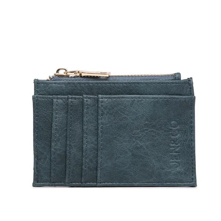 Sia Card Holder Wallet | Deep Teal