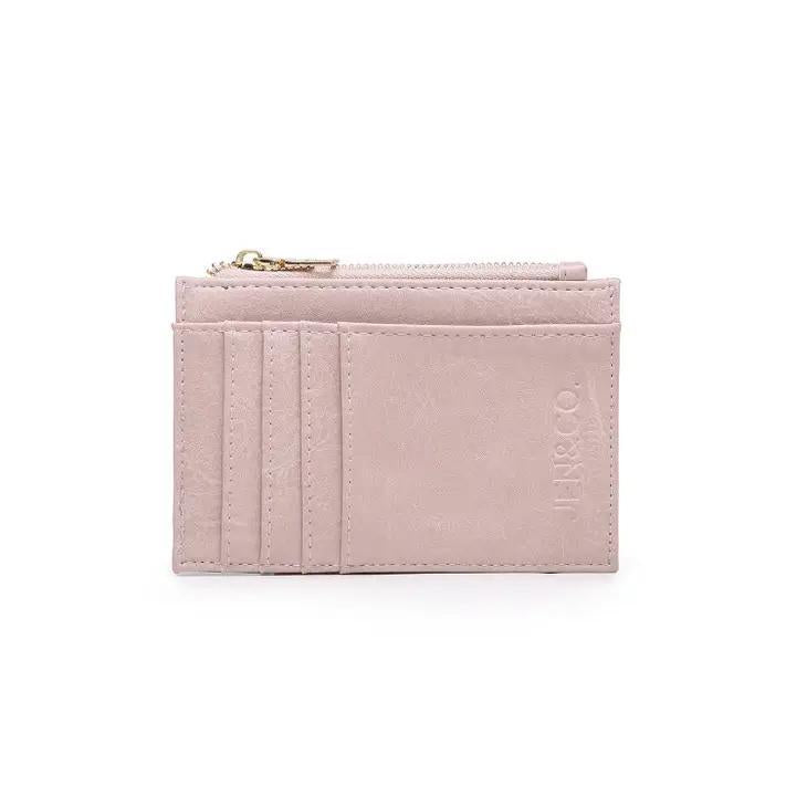 Sia Card Holder Wallet | Pink