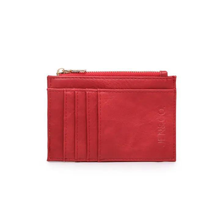 Sia Card Holder Wallet | Red