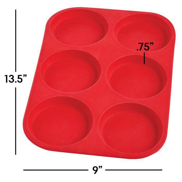 Silicone 6-Cup Muffin Top Pan