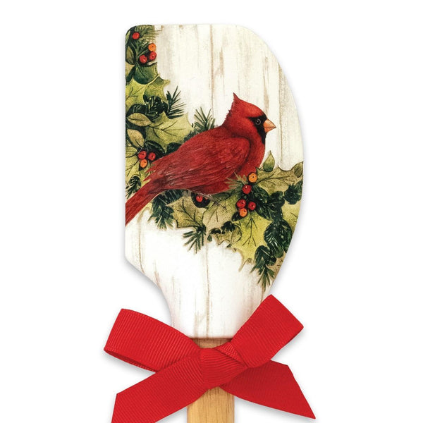 Silicone Spatula Christmas Red Cardinal