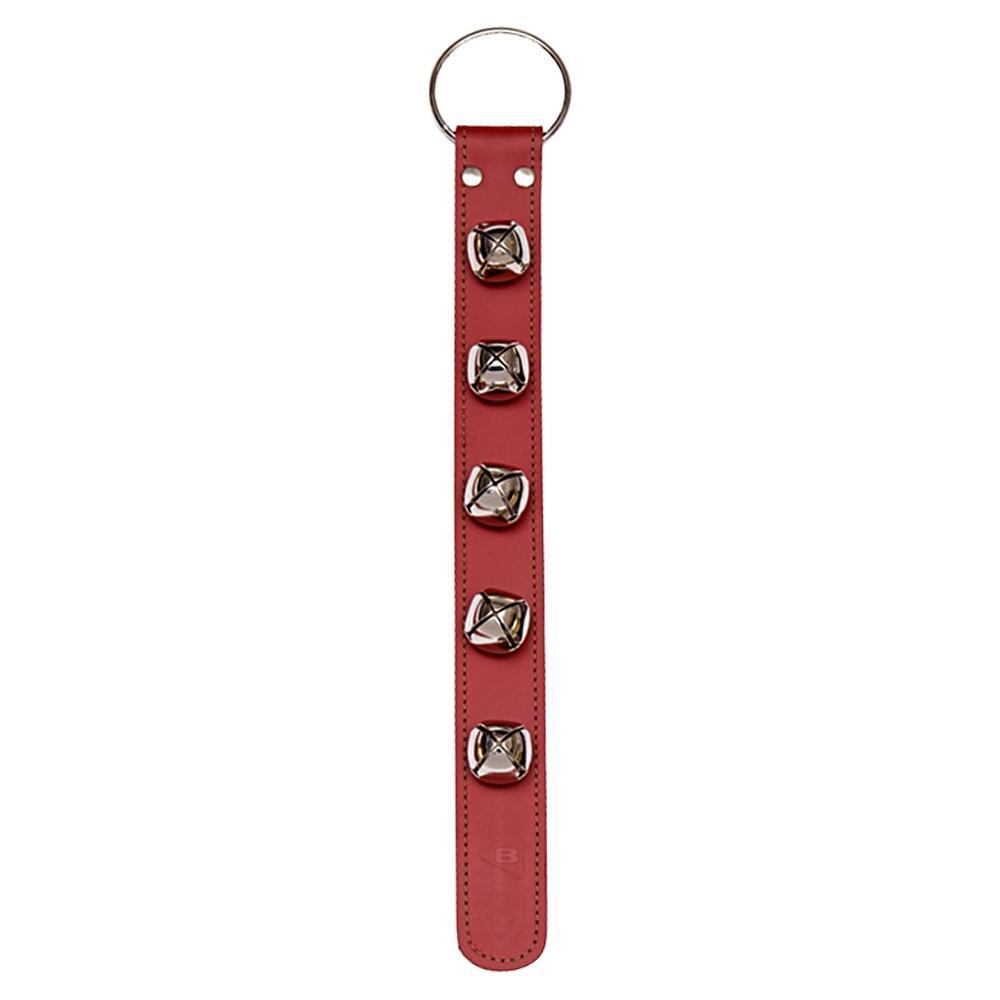 Silver Bells with Brown Leather Strap