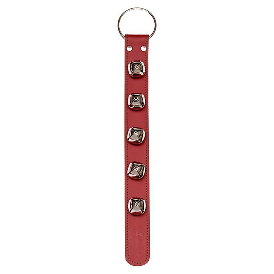 Silver Bells with Brown Leather Strap