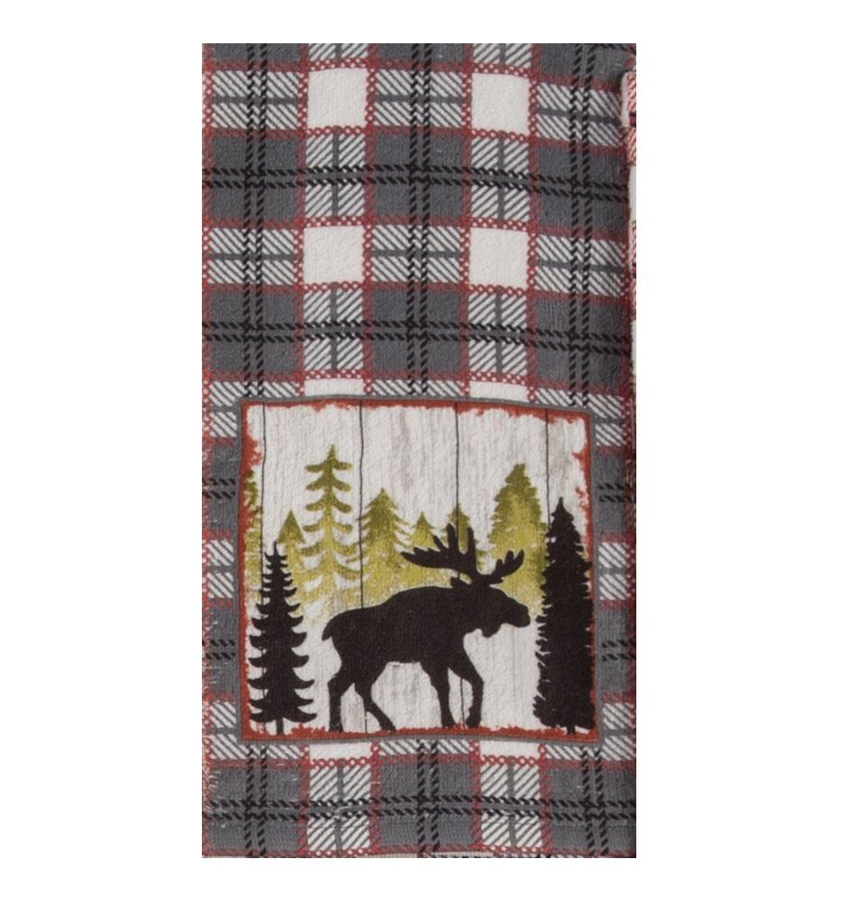 Simple Living Moose Terry Towel