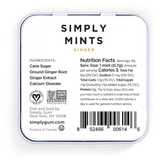 Simply Mints | Ginger