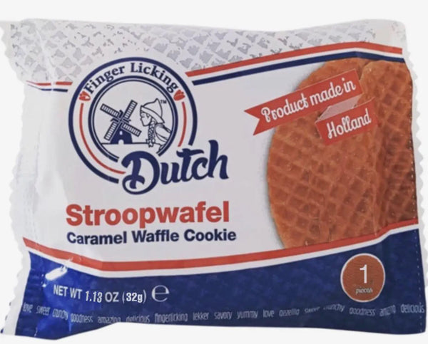Finger Licking Dutch Stroopwafel Cookies Single