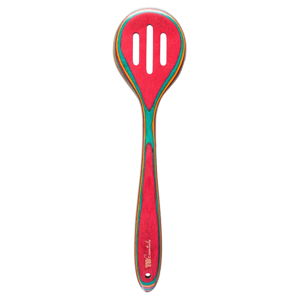 Slotted Spoon Colorful Wooden Totally Bamboo Essentials