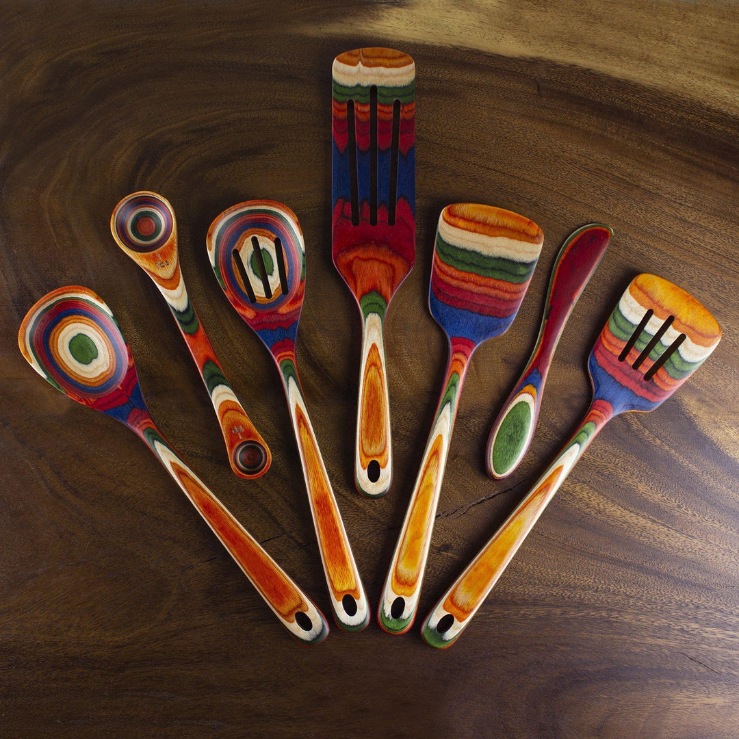 Slotted Spurtle Marrakesh Birched Wood Collection