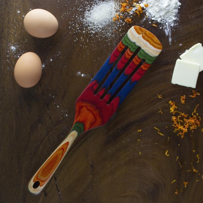 Slotted Spurtle Marrakesh Birched Wood Collection