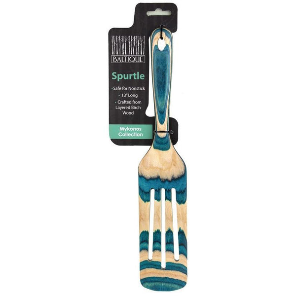 Slotted Spurtle Mykonos Birched Wood Collection