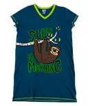 Slow in the Morning Sloth Sleep Nightshirt