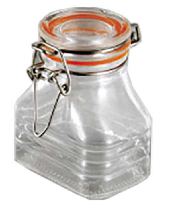 Clip Top Glass Spice Jar Small