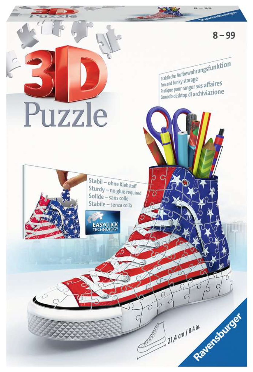 Ravensburger 3D Jigsaw Puzzle | Sneaker: American Style 216 Piece