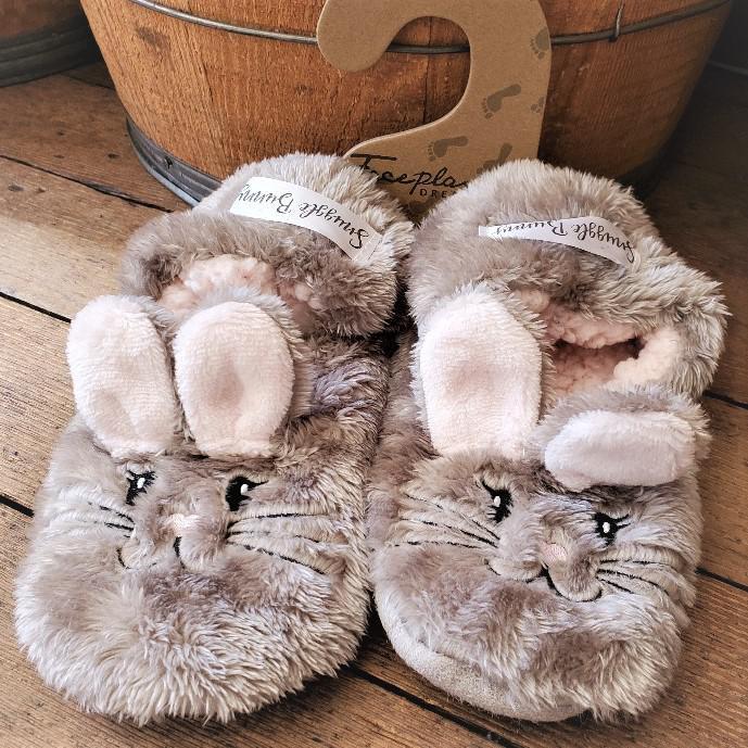 Snuggle Bunny Footsie Slippers