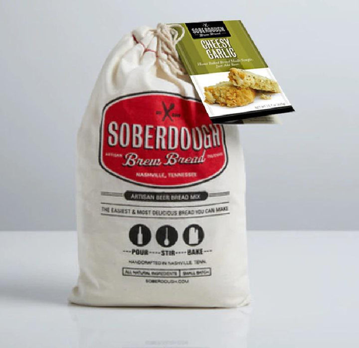 SOBERDOUGH Artisan Brew Bread Mix | Cheesy Garlic