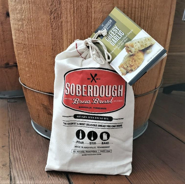 SOBERDOUGH Artisan Brew Bread Mix | Cheesy Garlic