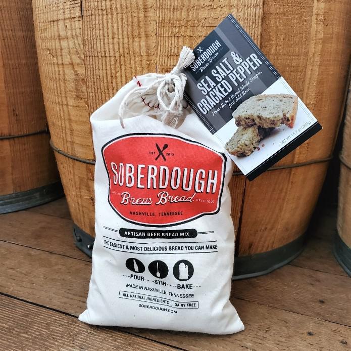 SOBERDOUGH Artisan Brew Bread Mix | Sea Salt & Cracked Pepper