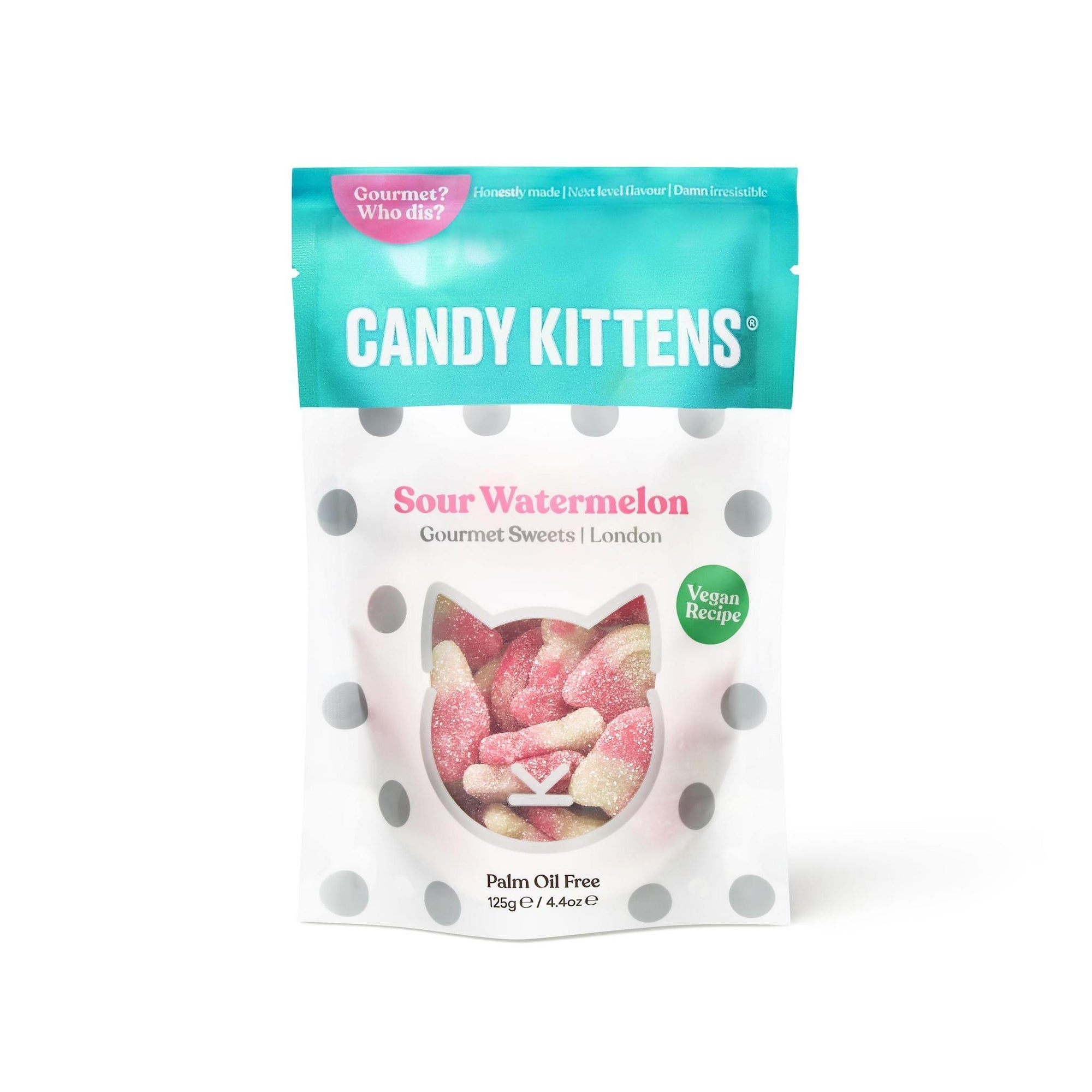 Sour Watermelon Candy Kittens Gourmet Gummy Sweets