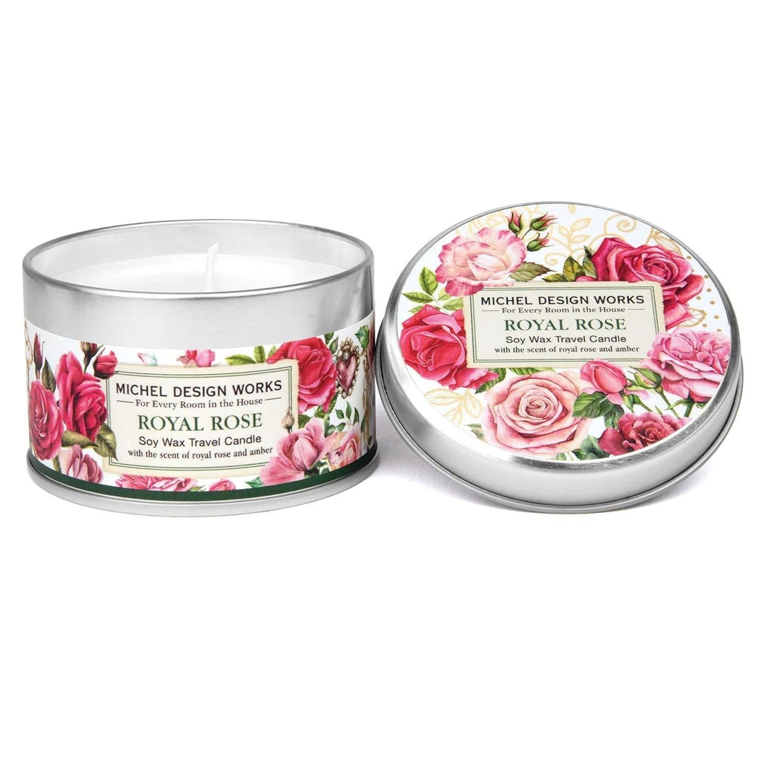 Soy Wax Travel Candle | Royal Rose