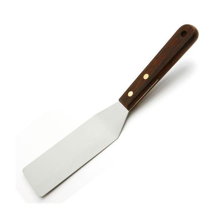 Spatula Stainless Steel with Wood Handle 10"