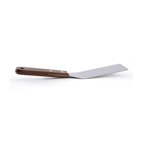 Spatula Stainless Steel with Wood Handle 10"