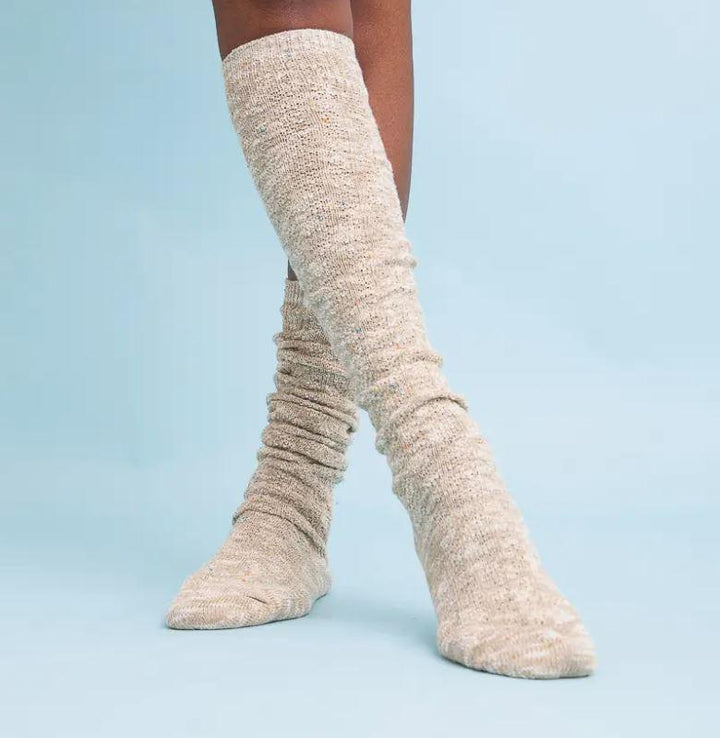 Speckle Knit Boot Socks