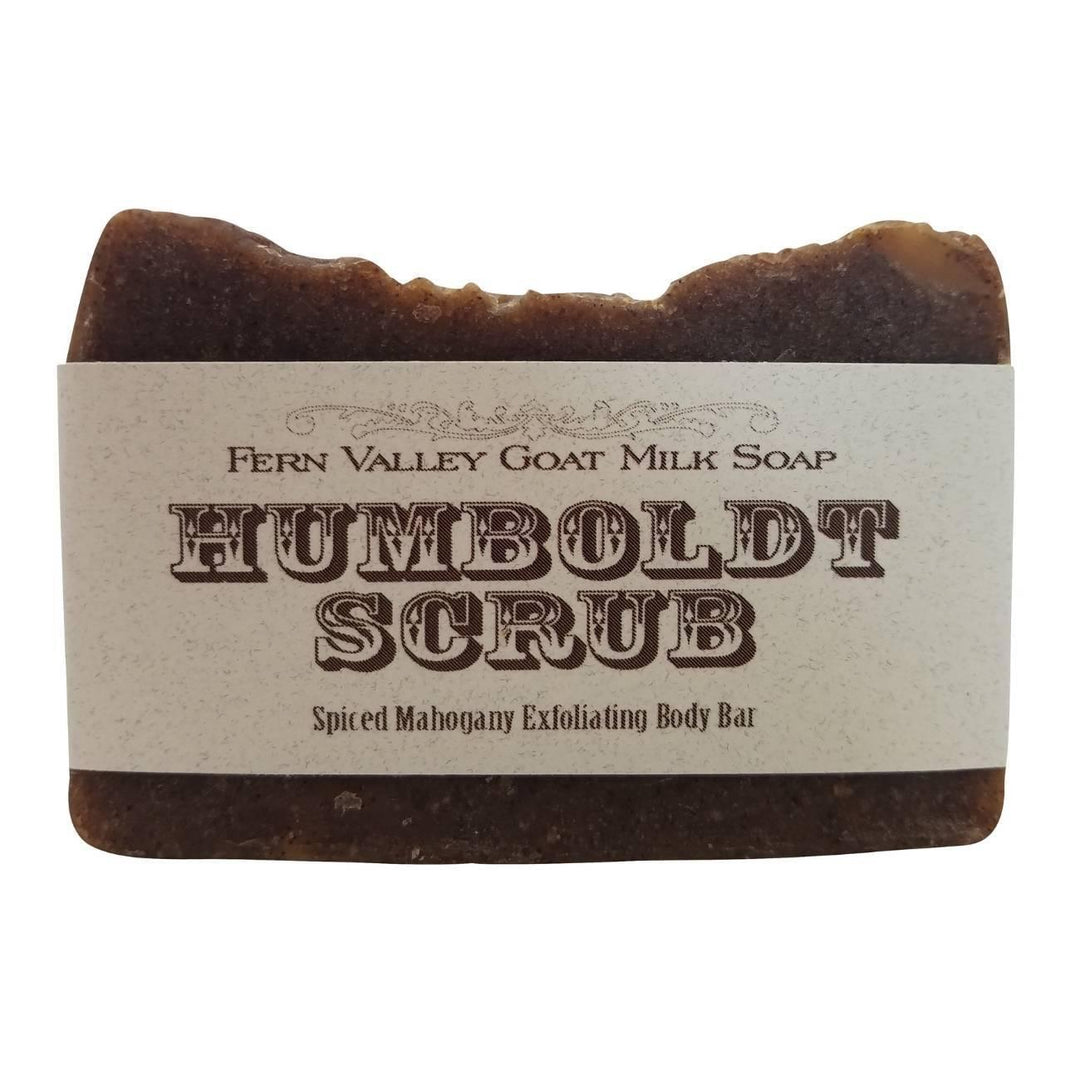 Humboldt Hands Scrub Exfoliating Goat Milk Body Bar Spiced Mahogany