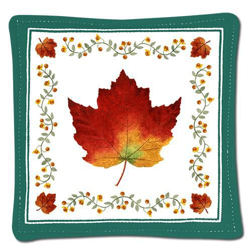 Spiced Mug Mat | Fall Leaf