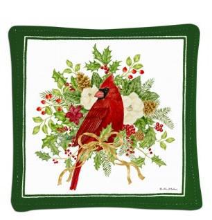 Spiced Mug Mat | Winter Cardinal