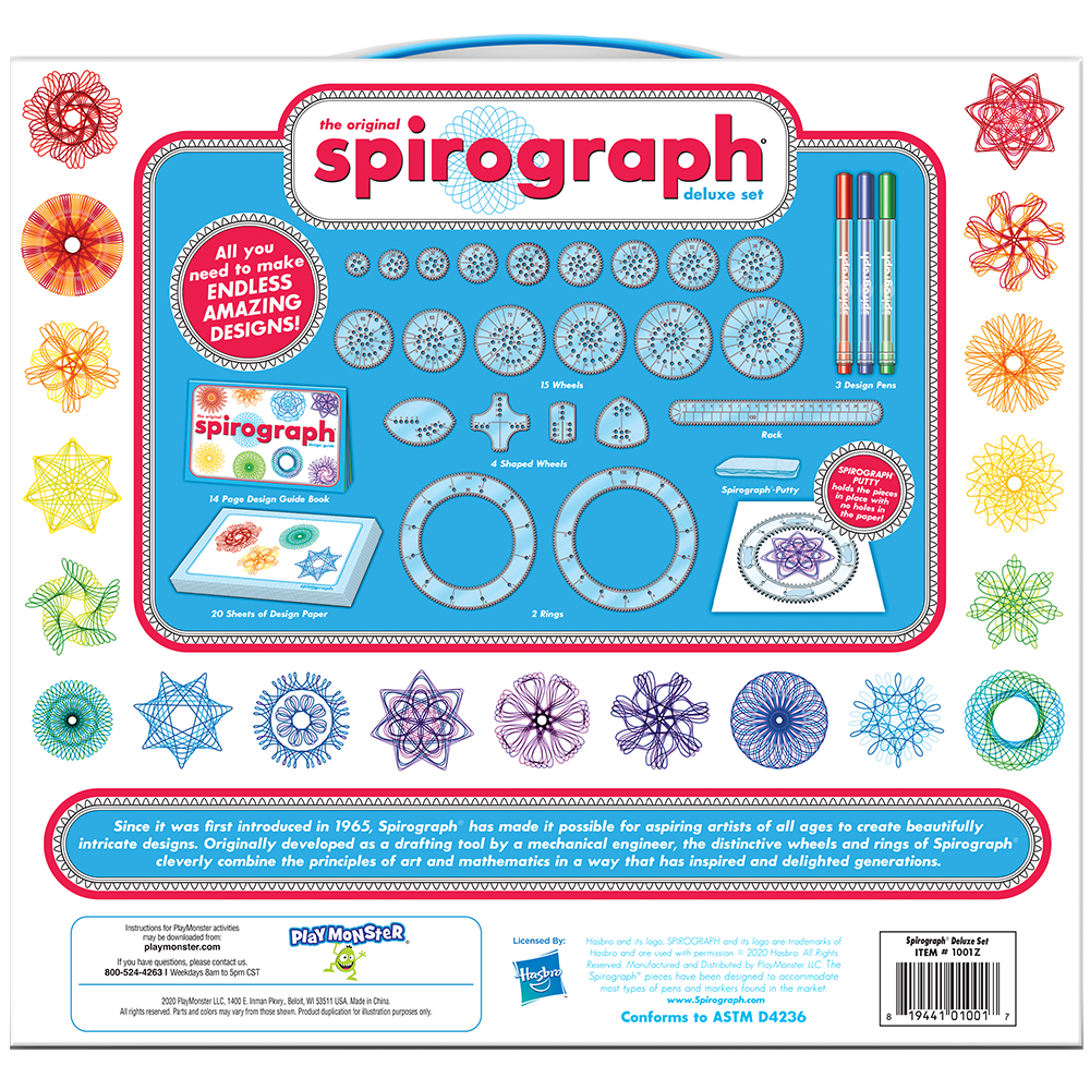 Spirograph® The Original Spirograph® Deluxe Set Copy - Golden Gait  Mercantile