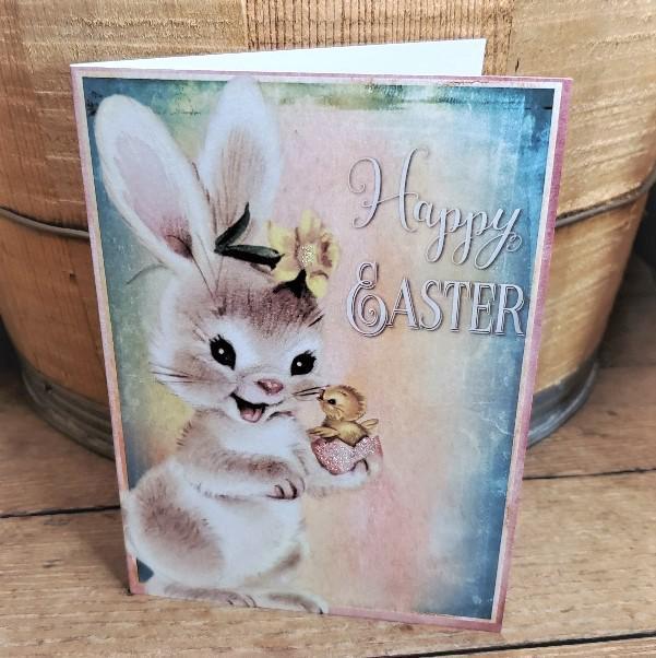 Spring Bunny Easter Card by Yesterday's Best
