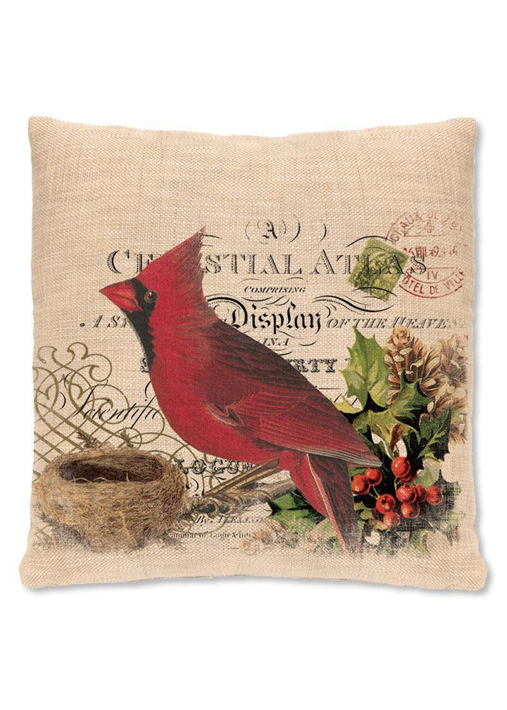 Heritage Lace Pillow | Winter Garden Cardinal Square