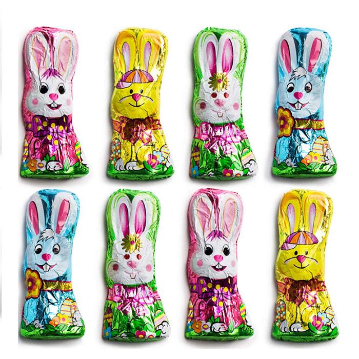Squatty Foil Wrapped Milk Chocolate Rabbit