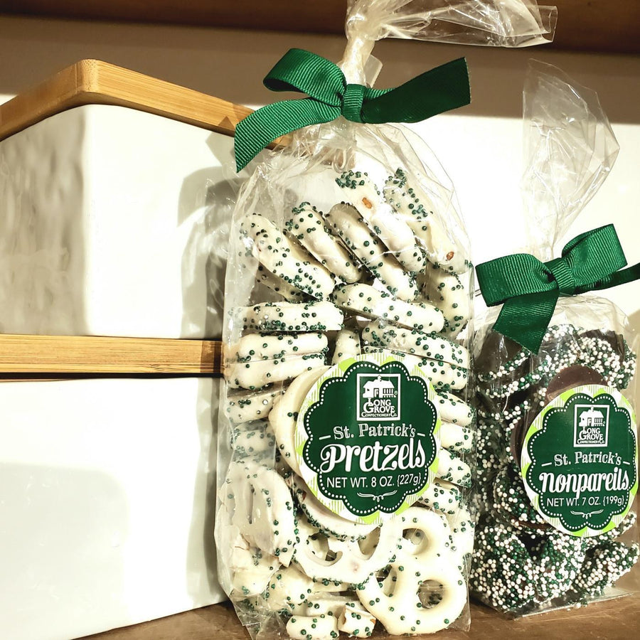 St Patrick's Day White Chocolate Pretzels