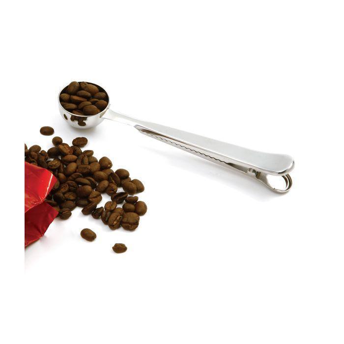 Stainless Steel Coffee Scoop with Bag Clip