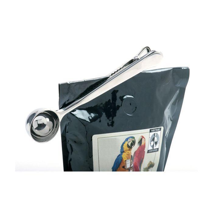 Stainless Steel Coffee Scoop with Bag Clip