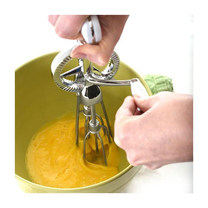 Egg Beater In Stainless Steel Manual Egg Beater Stick - Beat Green Hs