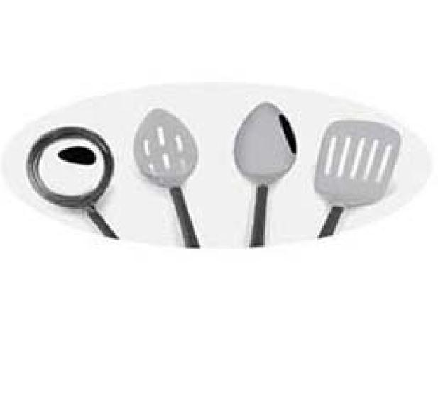 Stainless Steel Serving Utensil Set of 4