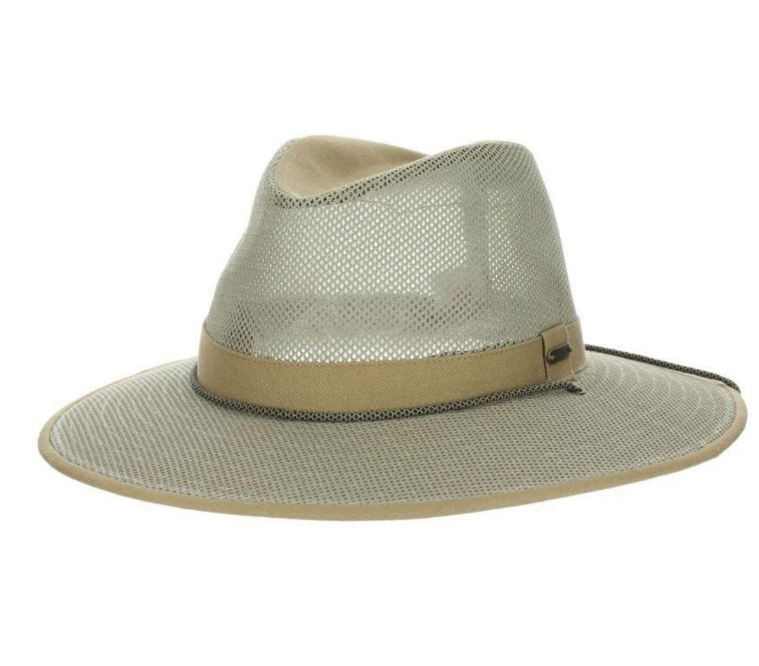 Stetson Canvas Aussie Hat |Saswach Khaki