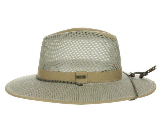 Stetson Canvas Aussie Hat |Saswach Khaki